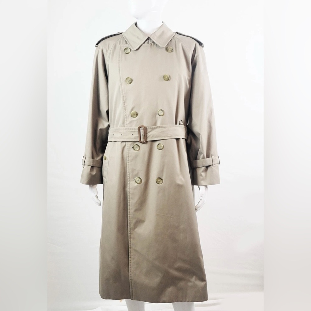 Vintage Near Mint Burberry Beige Trench Coat